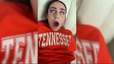 Tiny Coed Gets Fucked Before Tennessee Game - Dolly Paige