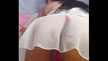M&uacute_ltiples ORGASMOS en Luna de miel de estos Reci&eacute_n Casados y Termina en Tremendo!! Creampie de Semen