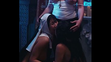 Corrupted Church Sin - Shelena &amp_ Vixi Rafi Futa Creampie