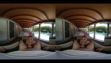 Wild &amp_ Wet Pool Encounter with Katana Black