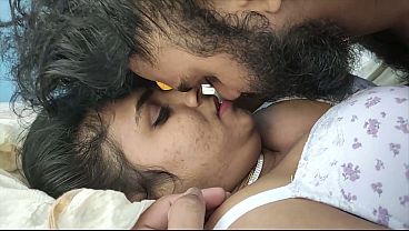 Passionate Kissing &amp_ Romance on First Night with Wife