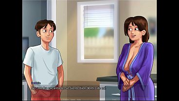 Mi madrastra aprovecha que me dejaron solo con ella en casa para hacerme (COSAS) - summertime saga