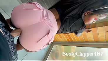 StepBro Nuts on my Booty Shorts Then Cums Inside Me