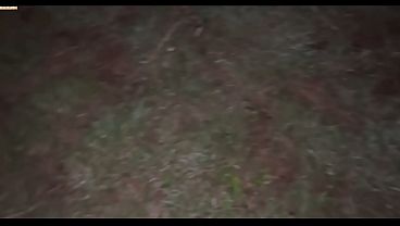 Desi Indian girl pussy fucking hard with her boyfriend in outdoor at night