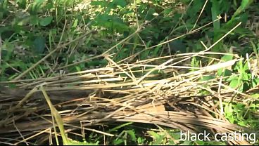 WE FUCK IN THE BUSH BECAUSE SHE WAS SO HORNY AND COULD NOT WAIT 10